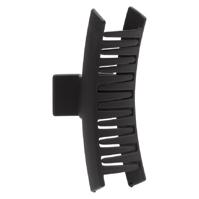 Pince &agrave; cheveux noir mat L.11 cm