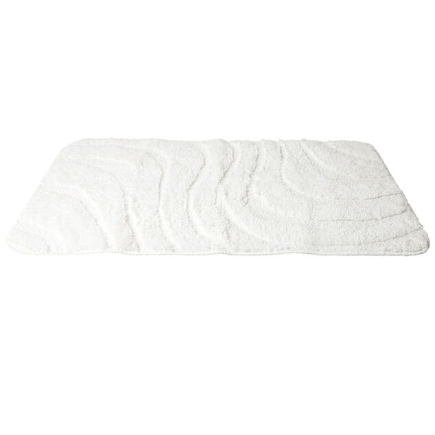 Tapis de bain absorbant tissu chenille 45x75cm