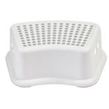 Repose pied surface antid&eacute;rapante blanc et gris