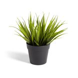 Plante artificielle dans pot plastique noir 9xH13,5cm