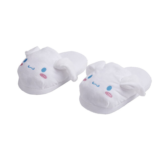 Chaussons mules t&ecirc;te de lapin blanc T36 &agrave; T45