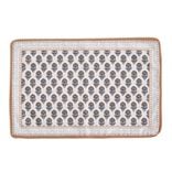 Set de table coton et polyester motif Indie beige 30x40cm