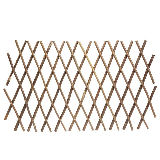 Bordure de jardin osier marron fonc&eacute;