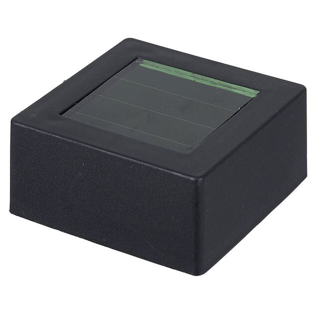 Borne solaire noire &agrave; planter