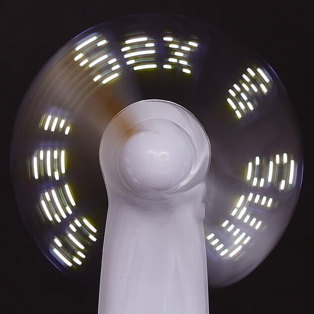 Ventilateur &agrave; main avec message