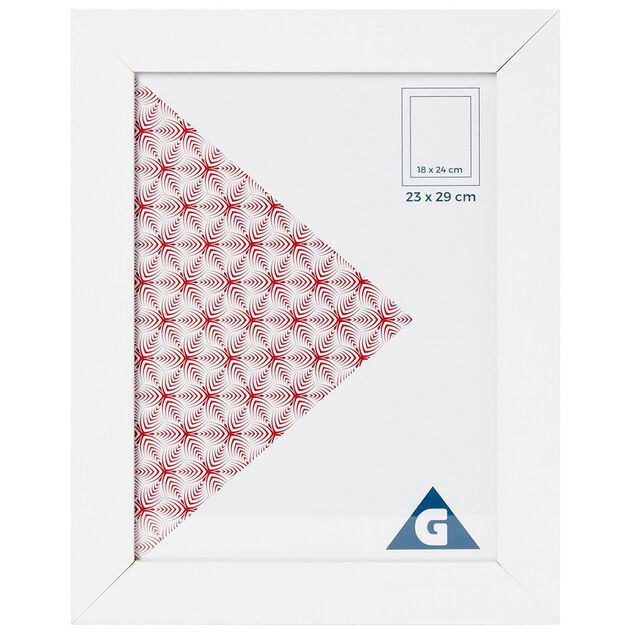 Cadre photo blanc 1 vue 18 x 24 cm