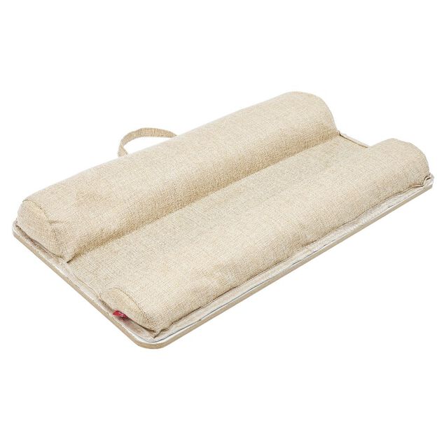 Support pour ordinateur portable nomade bois naturel 57x30xH7,5cm