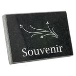 Plaque funéraire souvenir 18x8xH14cm