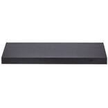 &Eacute;tag&egrave;re murale rectangulaire bois noir