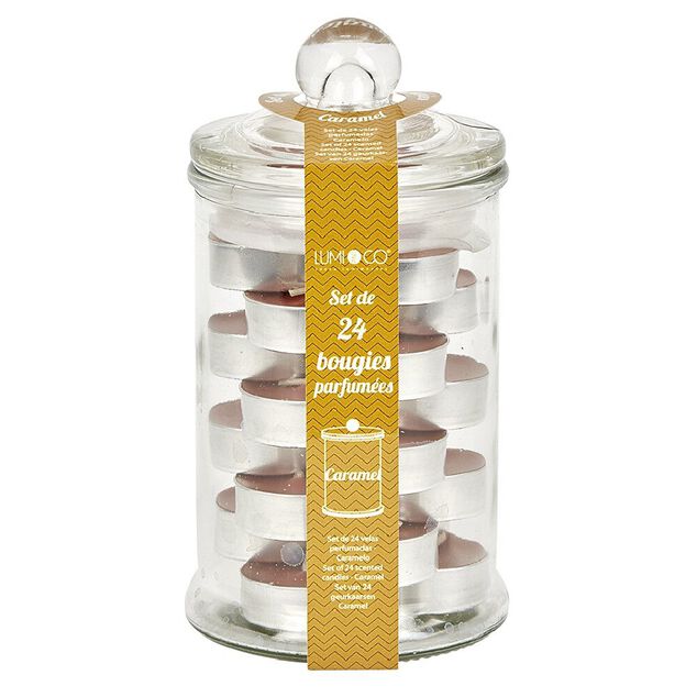 Bonbonni&egrave;re avec 24 bougies chauffe-plat