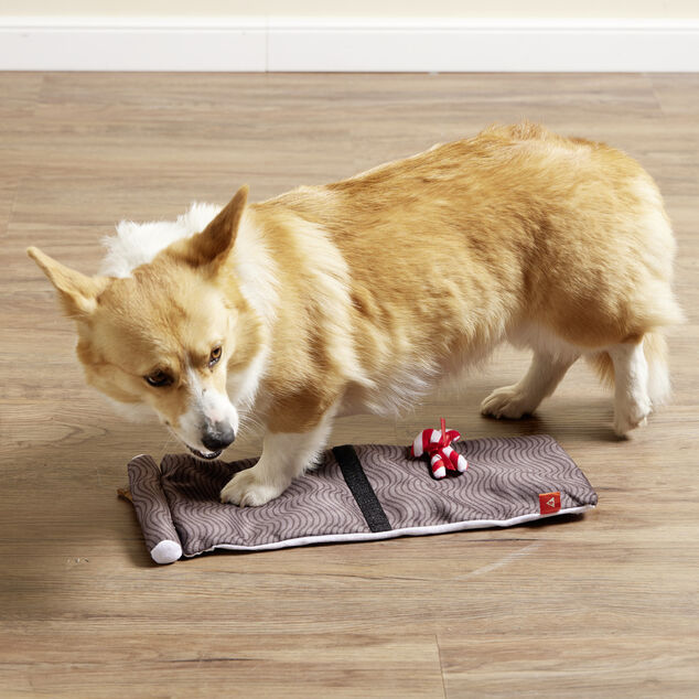Tapis de fouille pour chien avec d&eacute;cor No&euml;l 15x43cm