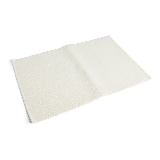 Tapis salle de bain 57x38cm polypropyl&egrave;ne et latex gris