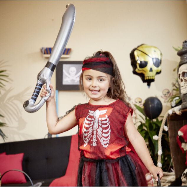 D&eacute;guisement enfant Halloween pirate robe 4/6 ans