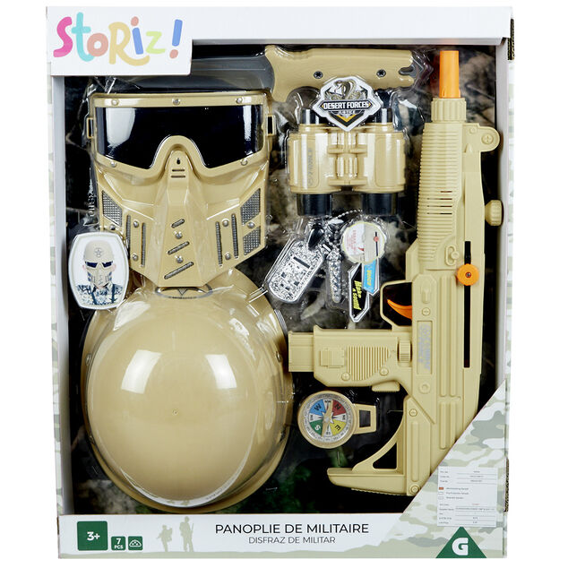 Panoplie militaire 6 pi&egrave;ces