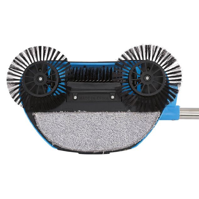 Balai magique ramasse miettes avec spray bleu 2 en 1