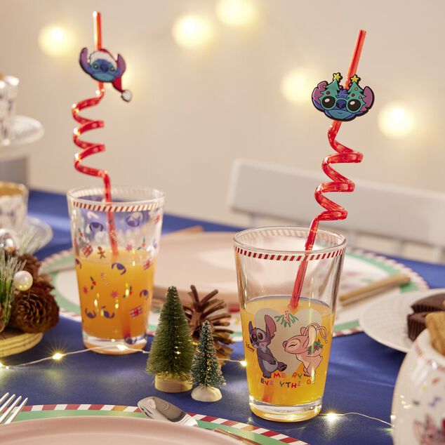 Verre haut x3 Disney Stitch Noël 300ml