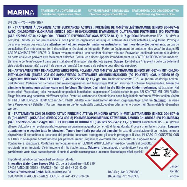 Traitement complet sans chlore 2,5L