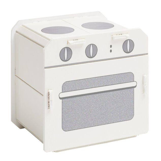 Accessoires de cuisine pour lutin farceur en carton &agrave; monter 6 pi&egrave;ces