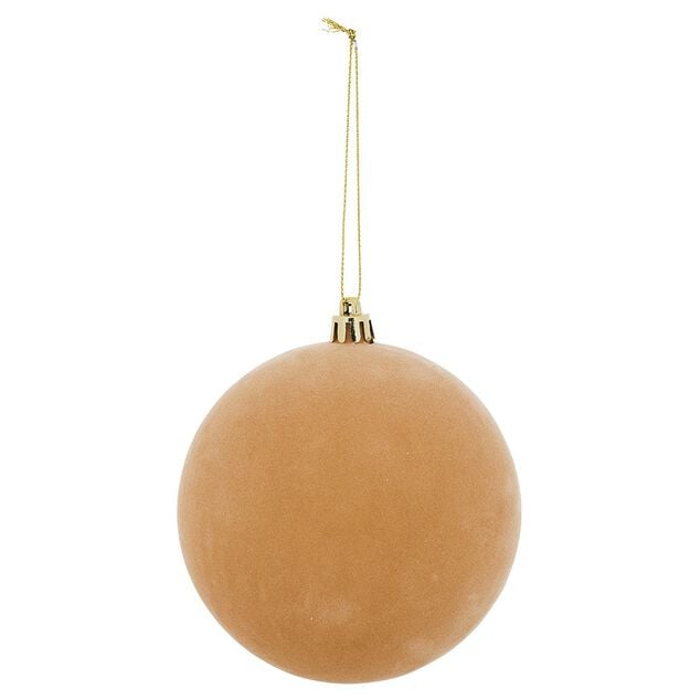 Boule de Noël effet floqué