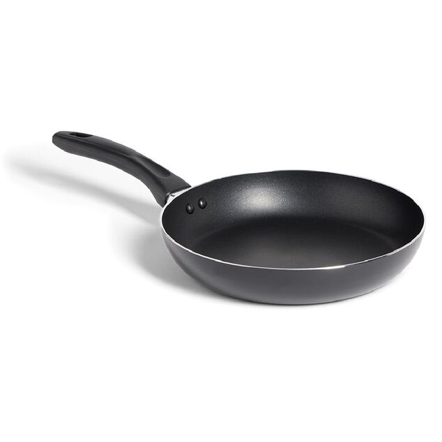Po&ecirc;le tous feux sauf induction aluminium noir &Oslash;24cm