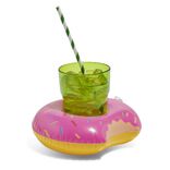 Porte verre gonflable donut