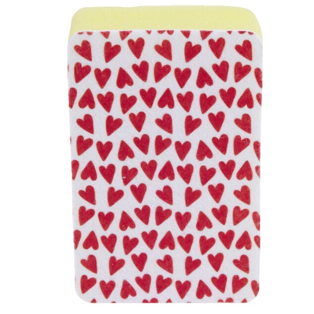 Lot de 6 &eacute;ponges de bain exfoliantes