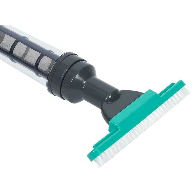 Balai aspirateur rechargeable piscine et spa gris et vert L106-162cm