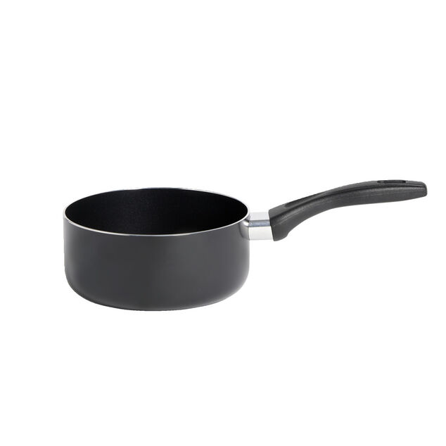 Casserole tous feux sauf induction aluminium noir &Oslash;16cm