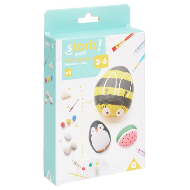 Activit&eacute; pierre &agrave; peindre x3