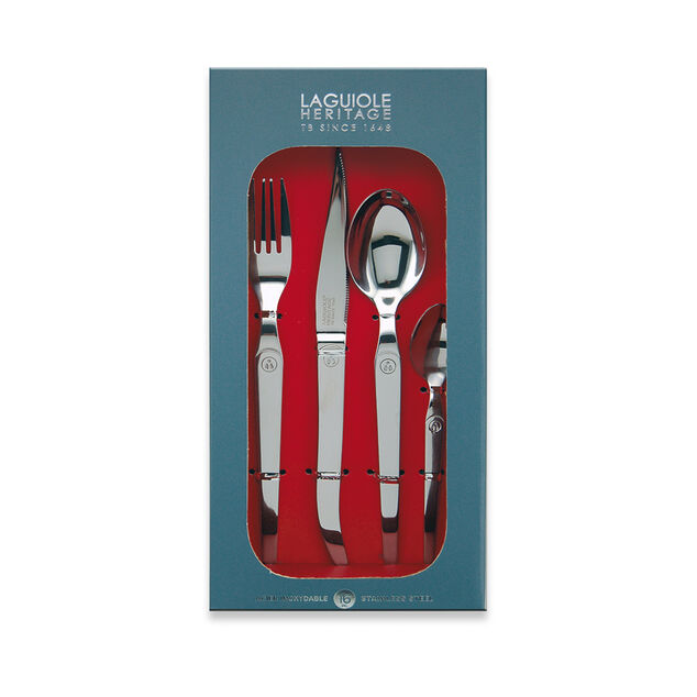 Ménagère Laguiole Intuition 16 pièces inox brillant