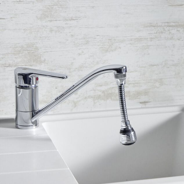 Embout robinet brise-jet flexible