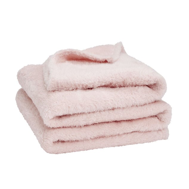 Plaid peluche uni 130x160cm - 4 mod&egrave;les