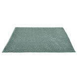 Tapis de salle de bain chenille vert 80x50 cm