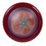 Couvercle conserve tomate en silicone et abs - &Oslash;13xH2,5cm
