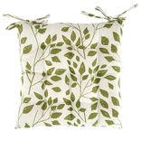 Galette de chaise carrée polycoton avec motif 40x40cm (2 modèles)