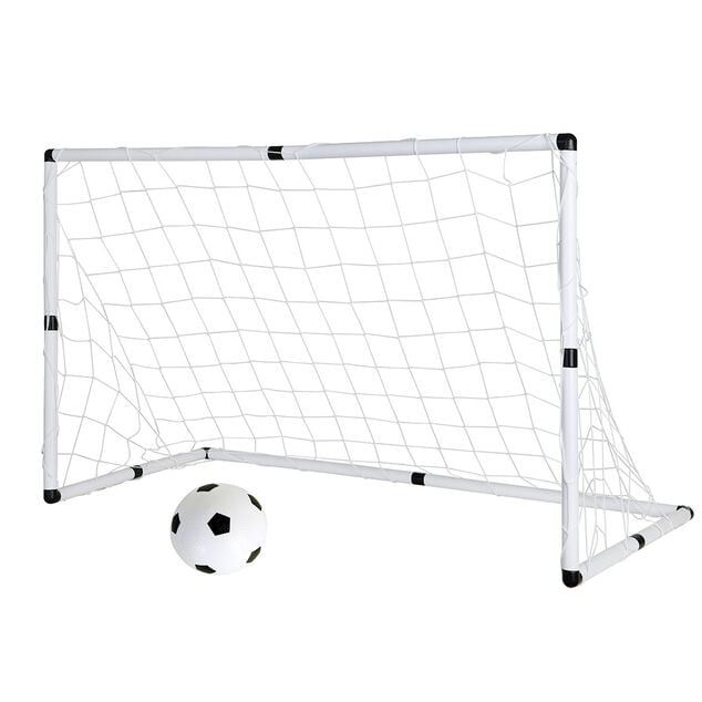 But de football 2en1 avec ballon et gonfleur