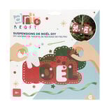 Suspension de Noël lettres DIY feutrine