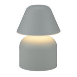 Lampe de table à poser en plastique vert Ø12xH17cm