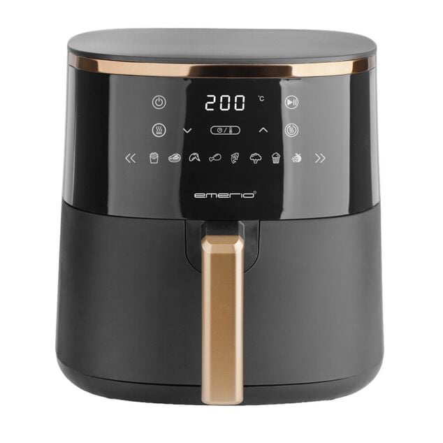 Friteuse sans huile &agrave; air chaud 4,2L &eacute;cran tactile noir et dor&eacute; 1400W