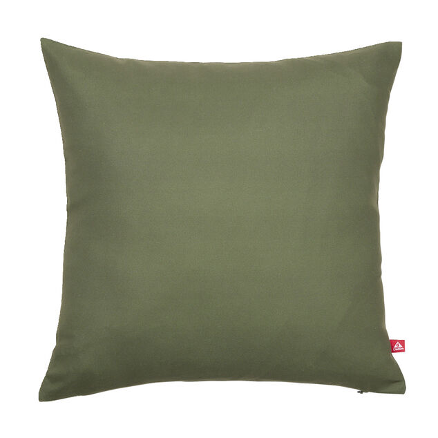 Housse de coussin carr&eacute;e verte 40x40cm