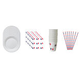 Kit vaisselle jetable Euro 2021 France pour 8 personnes