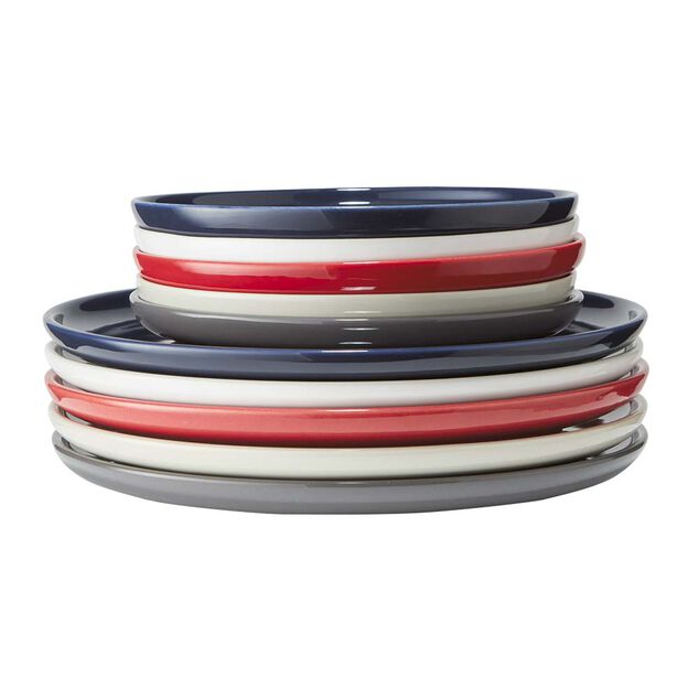 Assiette &agrave; dessert ronde Oslo blanche &Oslash;19cm