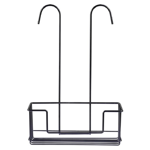 Serviteur de douche mitigeur m&eacute;tal noir