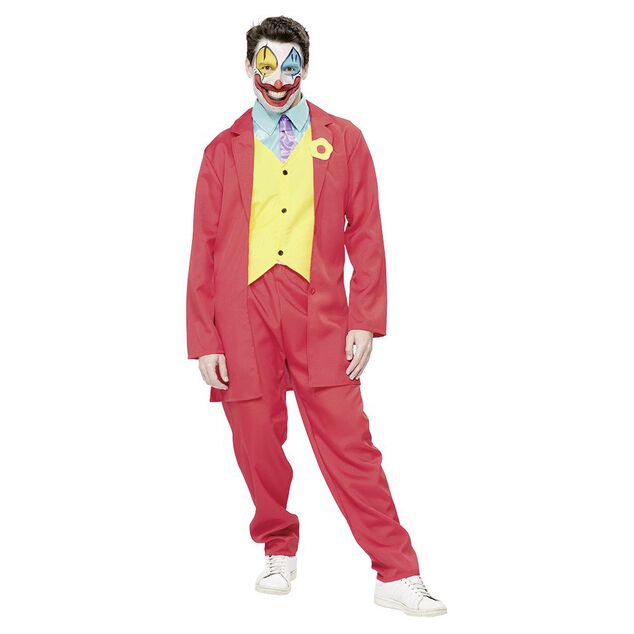D&eacute;guisement Clown scary adulte taille S