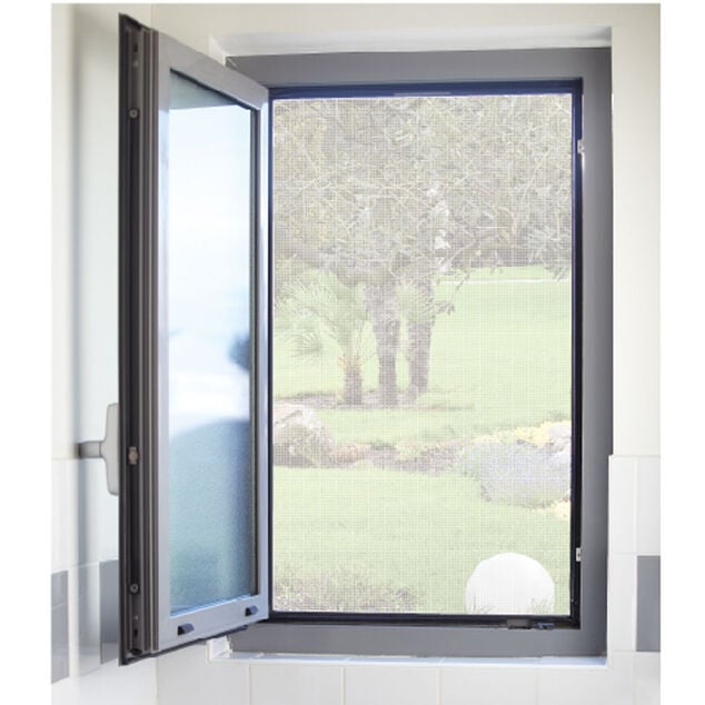 Moustiquaire de fen&ecirc;tre d&eacute;coupable 150x150 cm