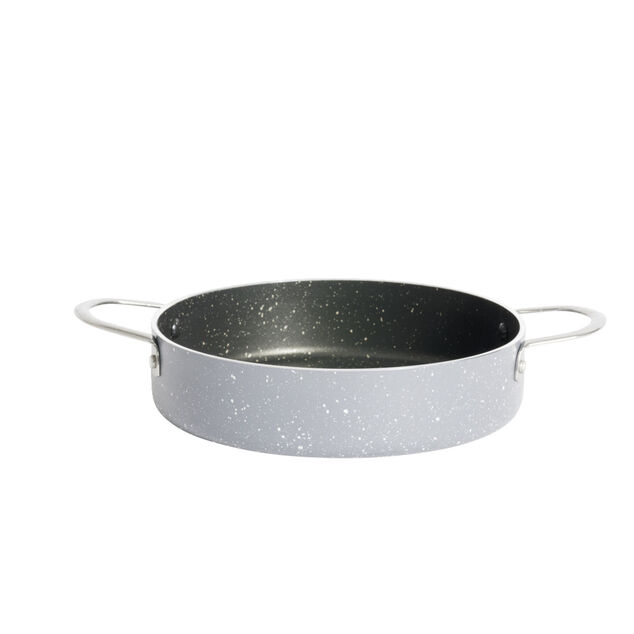 Poêle tous feux dont induction aluminium et inox noir Ø16cm