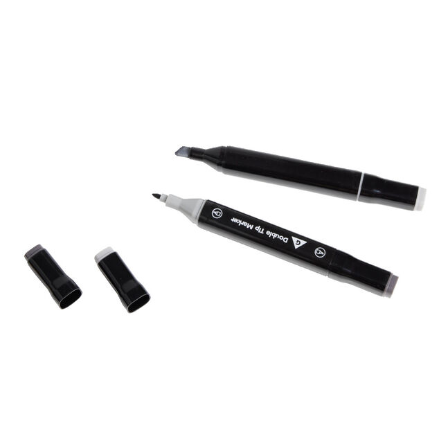 Set cr&eacute;atif avec 60 marqueurs double pointe et 1 trousse