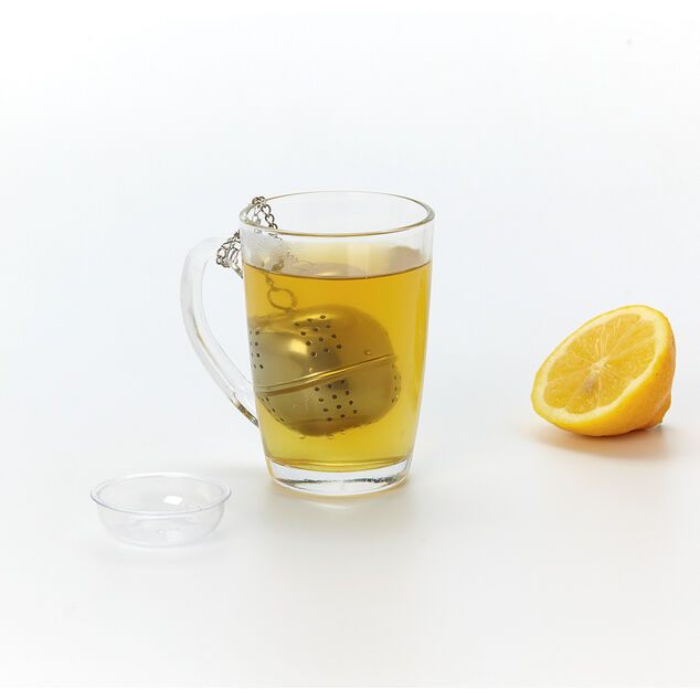 Boule &agrave; th&eacute; avec support