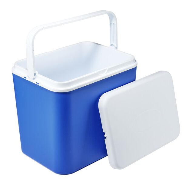 Glaci&egrave;re 30L polypropyl&egrave;ne bleu et blanc 39x29,5xH39cm