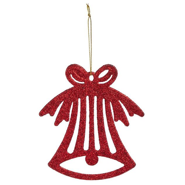 Déco à suspendre pailletée blanche ou rouge - 10 modèles